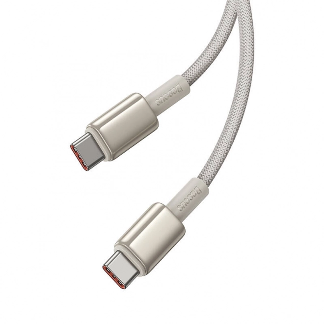 Kabel USB-C na USB-C Baseus Tungsten Gold, 100W, 1m (zlatý)