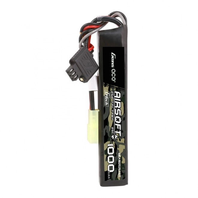 Gens ace G-Tech 25C 1000mAh 2S1P 7,4V Airsoft Gun Lipo baterie s mini Tamiya konektorem