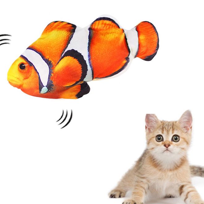 Pohybující se ryba pro kočky