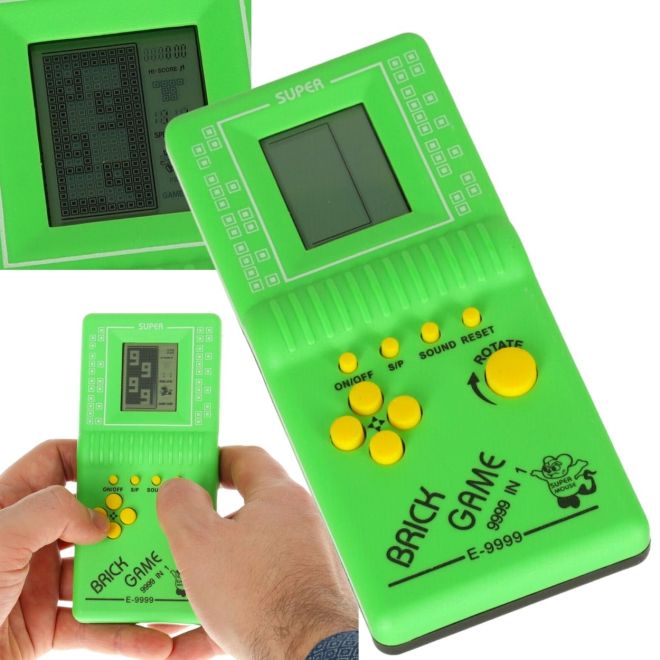 Elektronická hra Tetris 9999in1 green