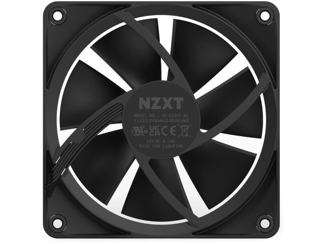 Ventilátor F120 RGB 120mm černý