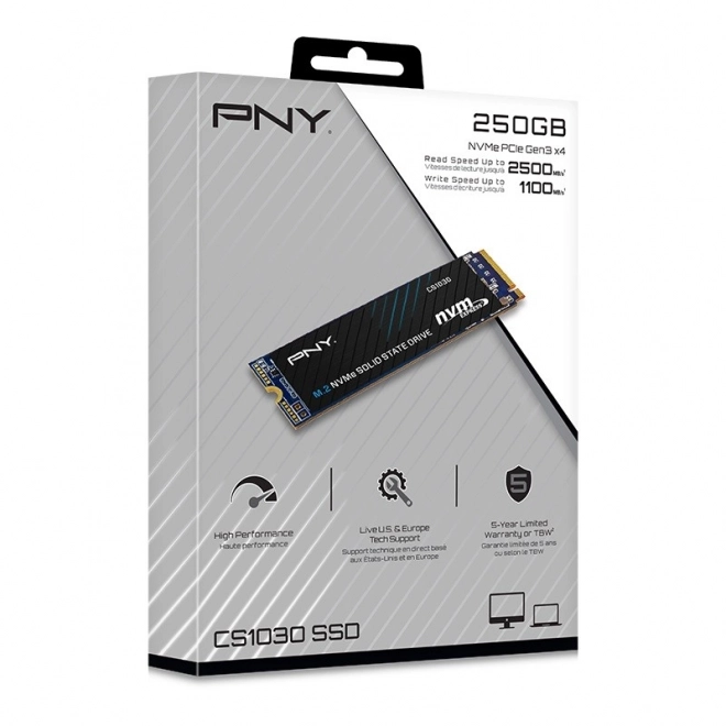 Dysk SSD PNY CS1030 250GB M.2 NVMe