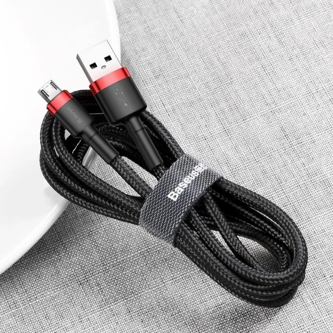 Baseus Cafule Micro USB Cable 2A 3m (černo-červený)