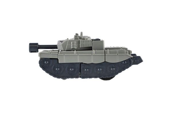 Transformer tank/robot plast 14cm na setrvačník 3 barvy