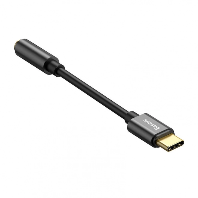 Zvukový adaptér Baseus L54 USB-C mini jack 3,5 mm - černý