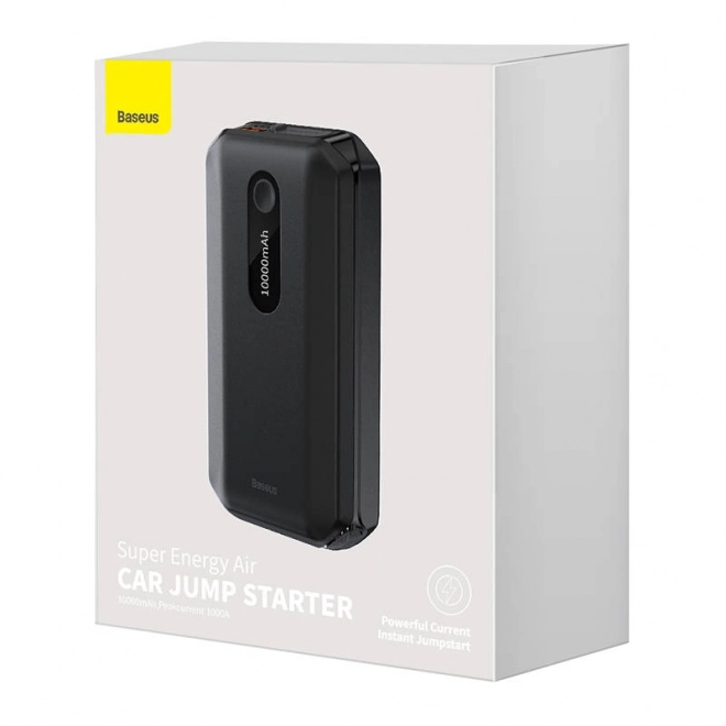 Baseus Super Energy Car Jump Starter 10000mAh, 1000A, USB (černý)