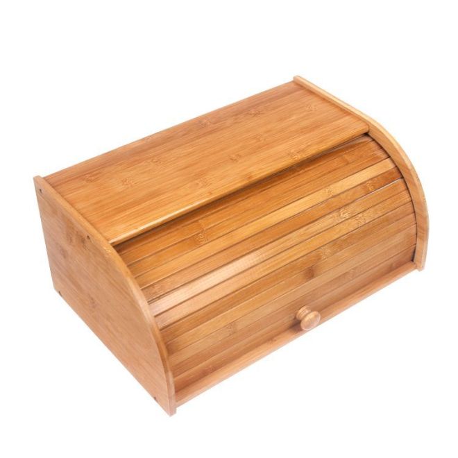 Bambusový chlebník, nádoba na chléb, velikost 40x26x20 cm