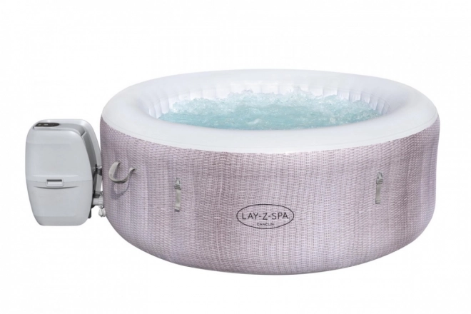 BESTWAY Zahradní lázně Cancun Lay-Z-Spa AirJet pro 4 osoby + čerpadlo + filtr + kryt