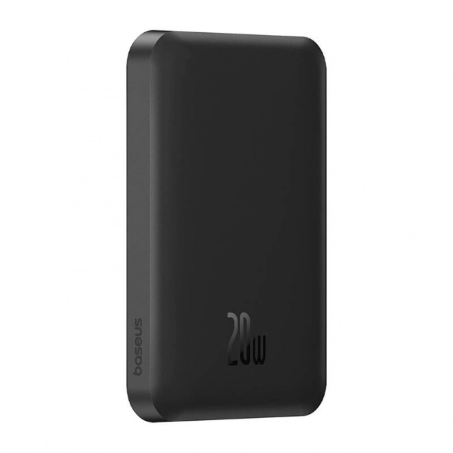 Magnetická mini powerbanka Baseus 5000mAh, USB-C 20W (černá)