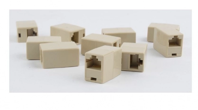 Kabelový konektor Rj45/RJ45 UTP 10 ks.