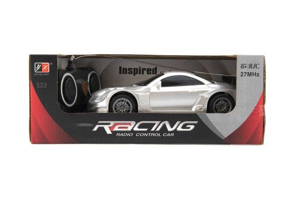 Auto RC sport plast 20 cm stříbrné na baterie