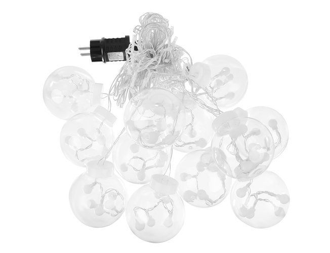 LED studený bílý závěs se žárovkami - 5 m, 108 LED