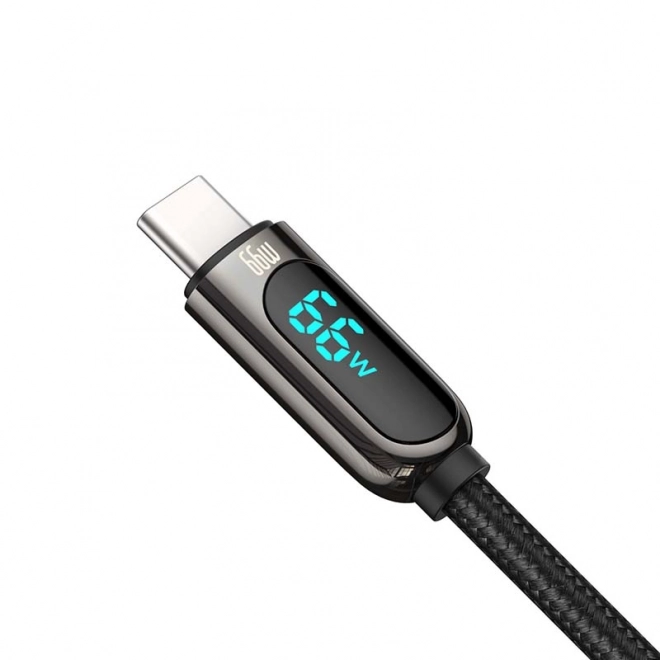 Baseus Kabel displeje USB na Type-C, 66W, 2 m (černý)