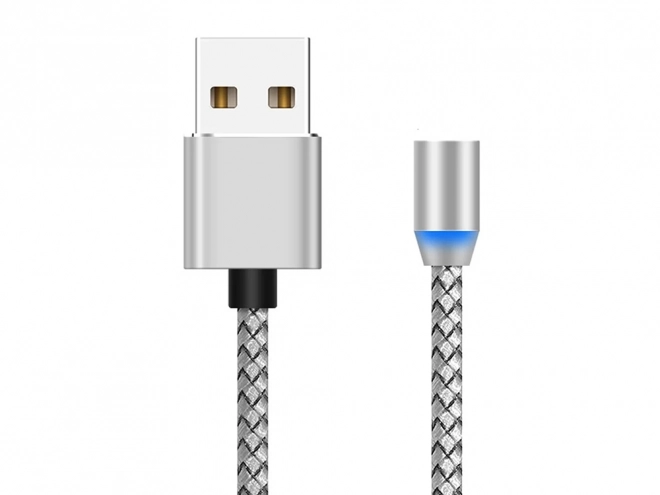 Magnetický nabíjecí kabel 3v1 micro type-c usb lightning 1m