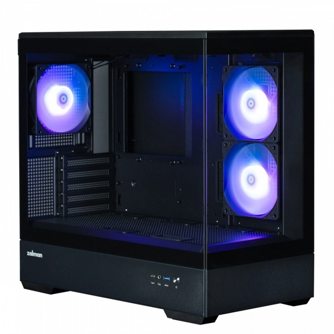 Case P30 V2 MicroATX Mini Tower 3 ventilátoryRGB BL