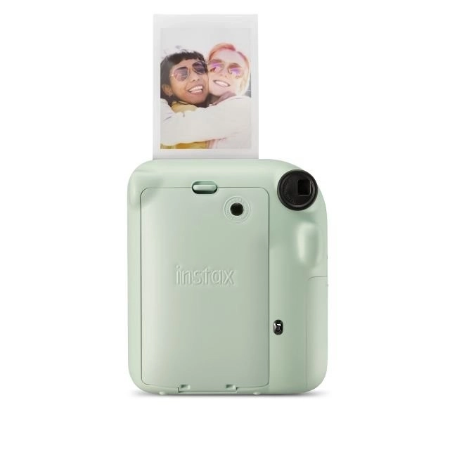 Instax mini 12 BIG BUNDLE (fotoaparát + pouzdro + album) zelený