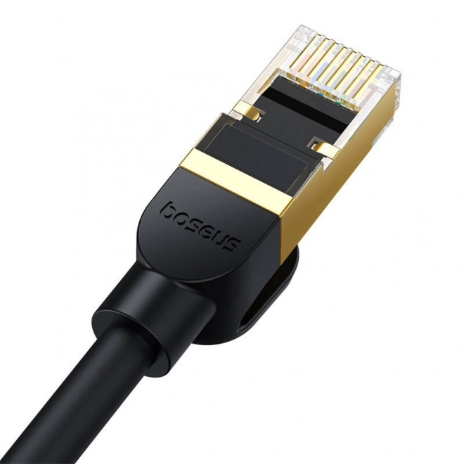 Síťový kabel cat.8 Baseus Ethernet RJ45, 40Gbps, 1,5 m (černý)