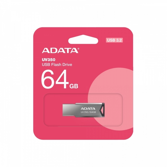 Flash disk UV350 64GB USB 3.2 Gen1 Metallic