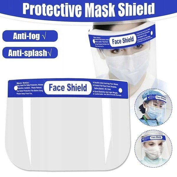 Maska na ochranu obličeje pvc obličejový štít silný