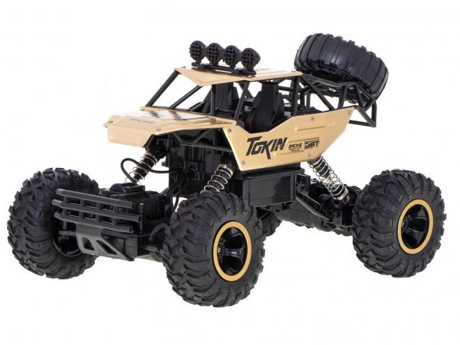 RC auto Rock Crawler 1:12 4WD METAL zlatý