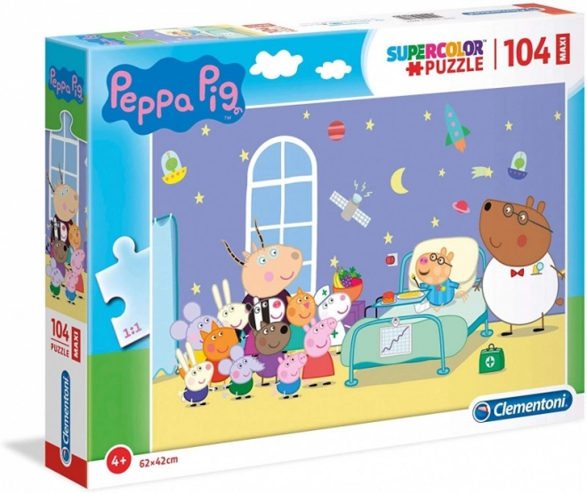 Puzzle Maxi Prasátko Peppa