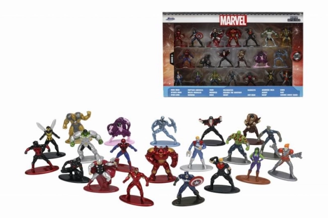 Kovové Nano sběratelské figurky od Marvel 20ks