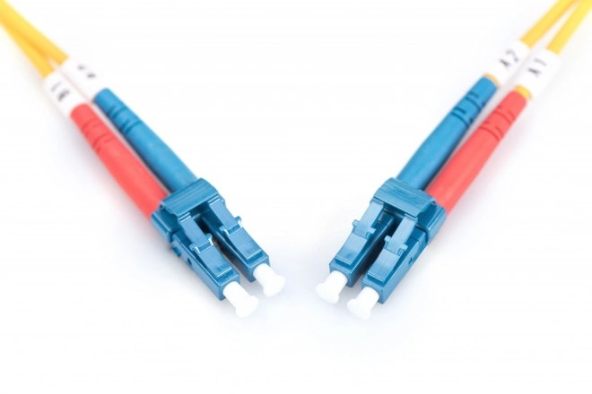 FO Singlemode 09/125 OS2 LC-LC duplexní patchcord 2m žlutý