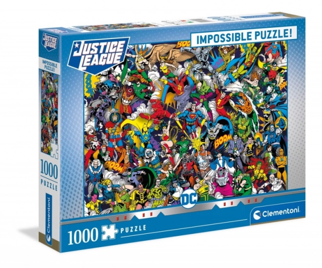 Puzzle 1000 dílků DC Comics liga spravedlnosti