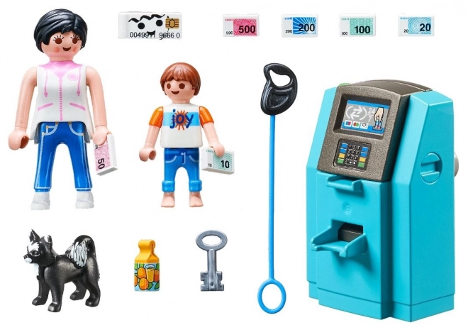 Playmobil Turisti s bankomatem