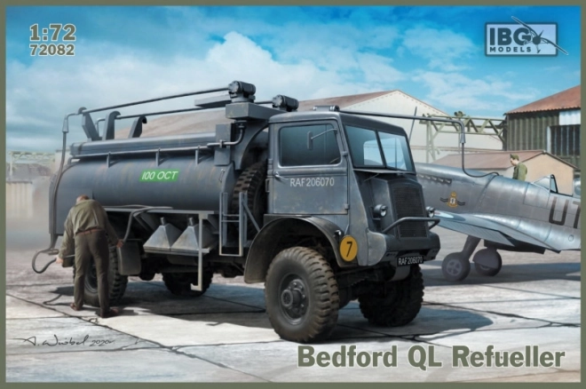 Překližkový model Bedford QL Refueller