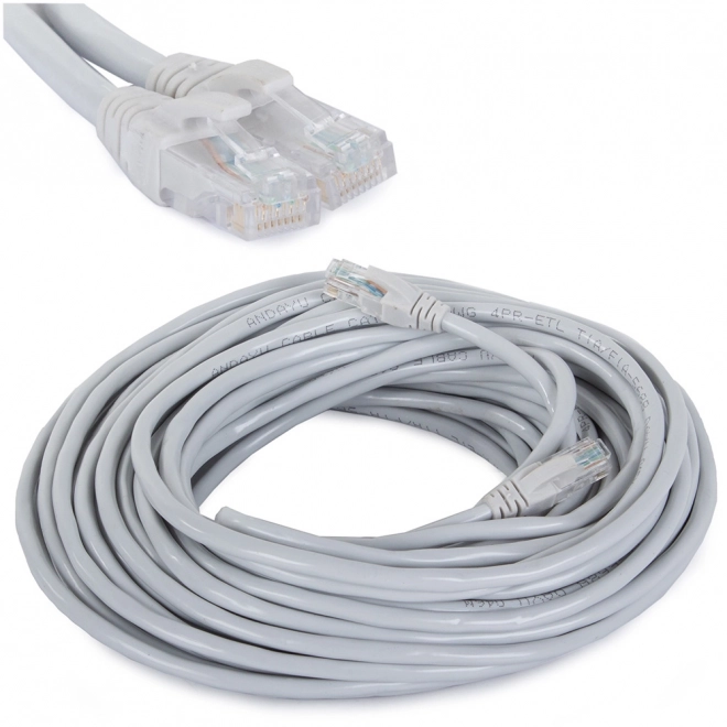 Síťový kabel lan cat6 rj45 kroucený pár ethernet 20m