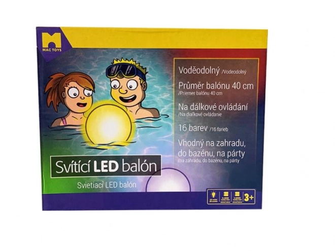 Svítící LED balón