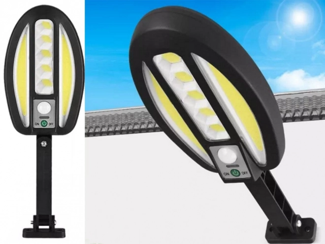 Solární lampa 95 led se soumrakovým senzorem pohybu