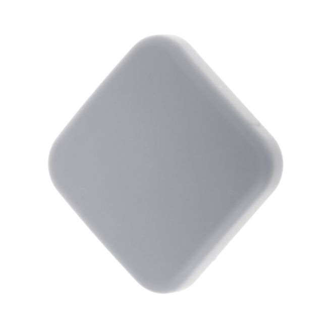 Dveřní nárazník samolepicí silikonový šedý čtverec