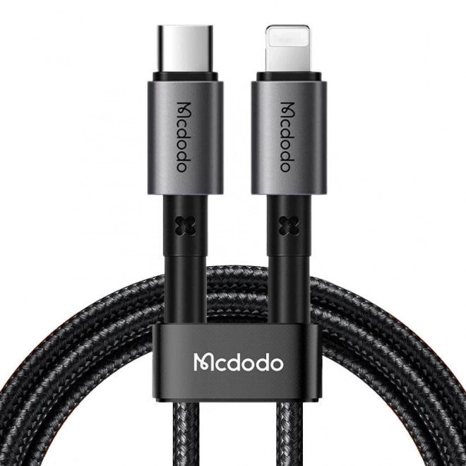 Kabel USB-C na lightning Mcdodo CA-2851, 36W, 2m (černý)