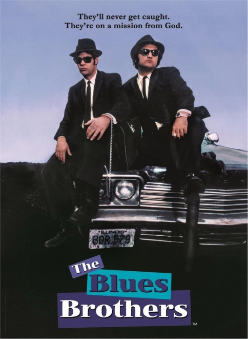 Puzzle 500 prvků Kultovní filmy Blues Brothers