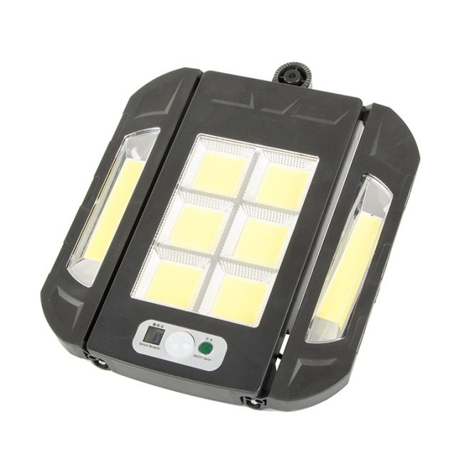 Solární LED lampa se senzorem pohybu za soumraku s dálkovým ovládáním