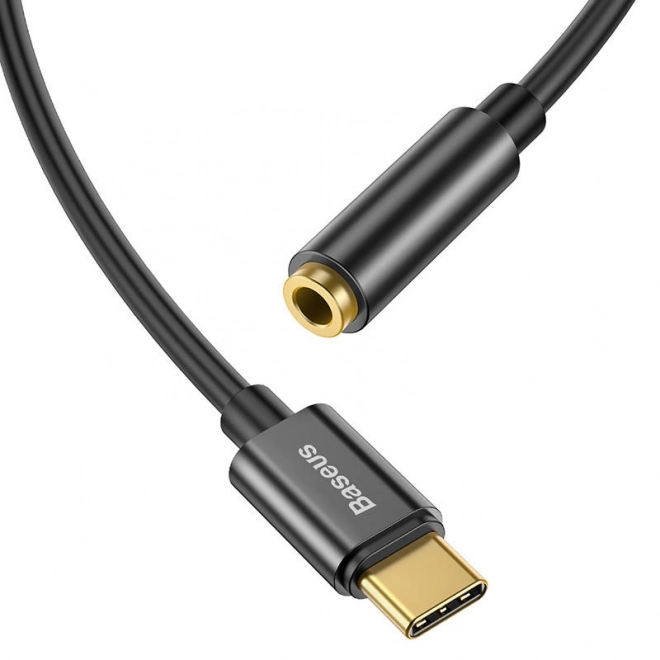 Zvukový adaptér Baseus L54 USB-C mini jack 3,5 mm - černý