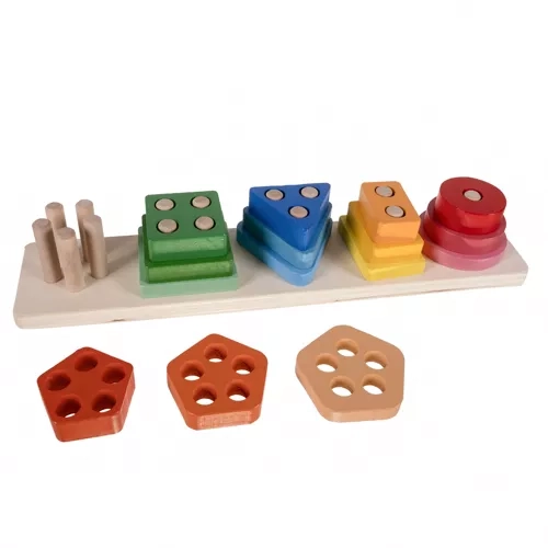 Kruzzel dřevěný třídič puzzle 22492