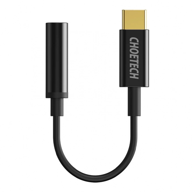 Adaptér Choetech AUX003 Adaptér USB-C na 3,5mm audio jack (černý)