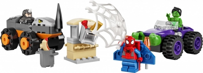 LEGO Spider-Man 10782 Hulk vs. Rhino – souboj džípů