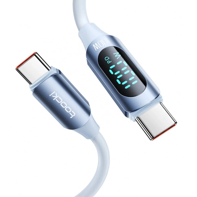 Kabel USB-C na USB-C Toocki TXCTT1- XX04-B2, 2m, FC 100W (modrý)