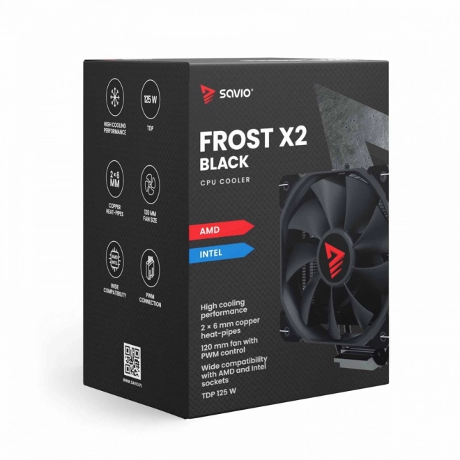 Chladič CPU Frost Black X2