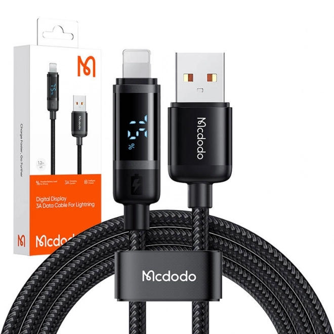 Kabel USB-A na Lightning Mcdodo CA-5000, 1,2 m (černý)