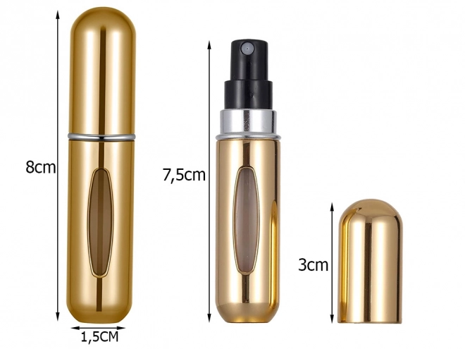 Cestovní rozprašovač s rozprašovačem parfému 5ml dávkovač parfému