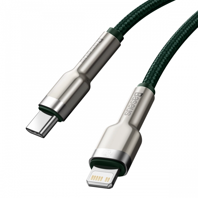 Kabel Baseus USB-C pro Lightning 2 m (zelený)