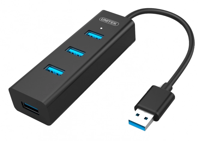 Rozbočovač 4x USB 3.0; BC1,2; ČERNÝ