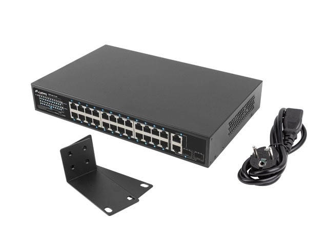 Switch 24X 100MB POE+ /2x COMBO 250W RSFE-24P-2C-250