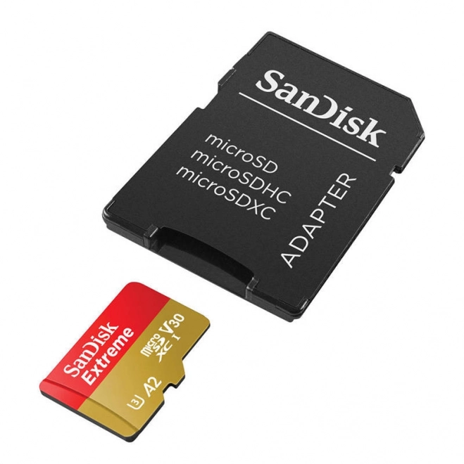 Paměťová karta SANDISK EXTREME microSDXC 128 GB 190/90 MB/s UHS-I U3 (SDSQXAA-128G-GN6MA)