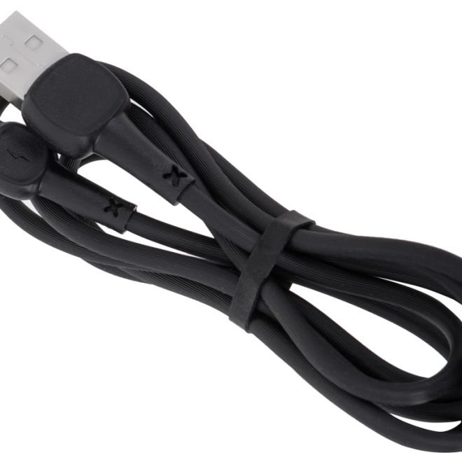Černý rychlonabíjecí USB kabel
